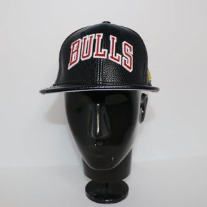 Leather Bulls SnapBack